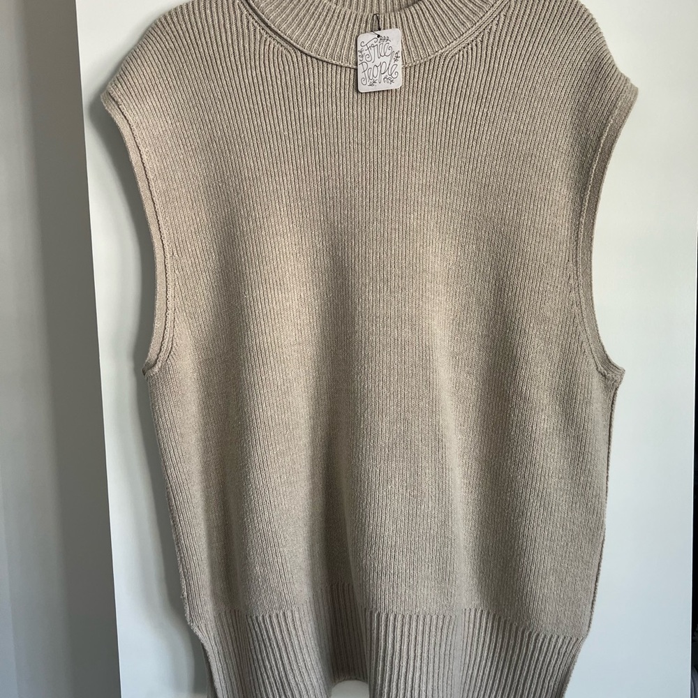 Free People mock neck vest
